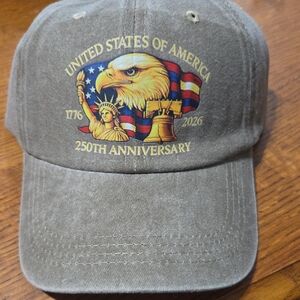 250th Anniversary USA Eagle Patch Dad Cap - Olive